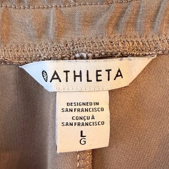 Athleta Sea Soft Crop Jogger Pants – Ultra-Soft Lounge/Travel, Size L, Pyrite - Picture 3 of 4